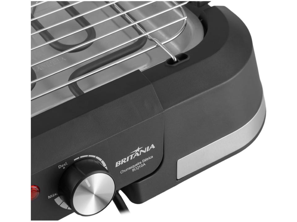 Churrasqueira Elétrica De mesa Britânia 1500W de potência BCQ10A - 5