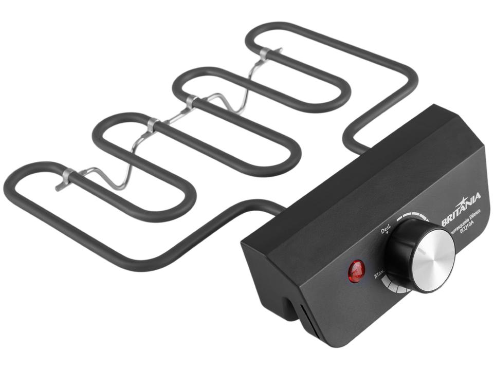 Churrasqueira Elétrica De mesa Britânia 1500W de potência BCQ10A - 9