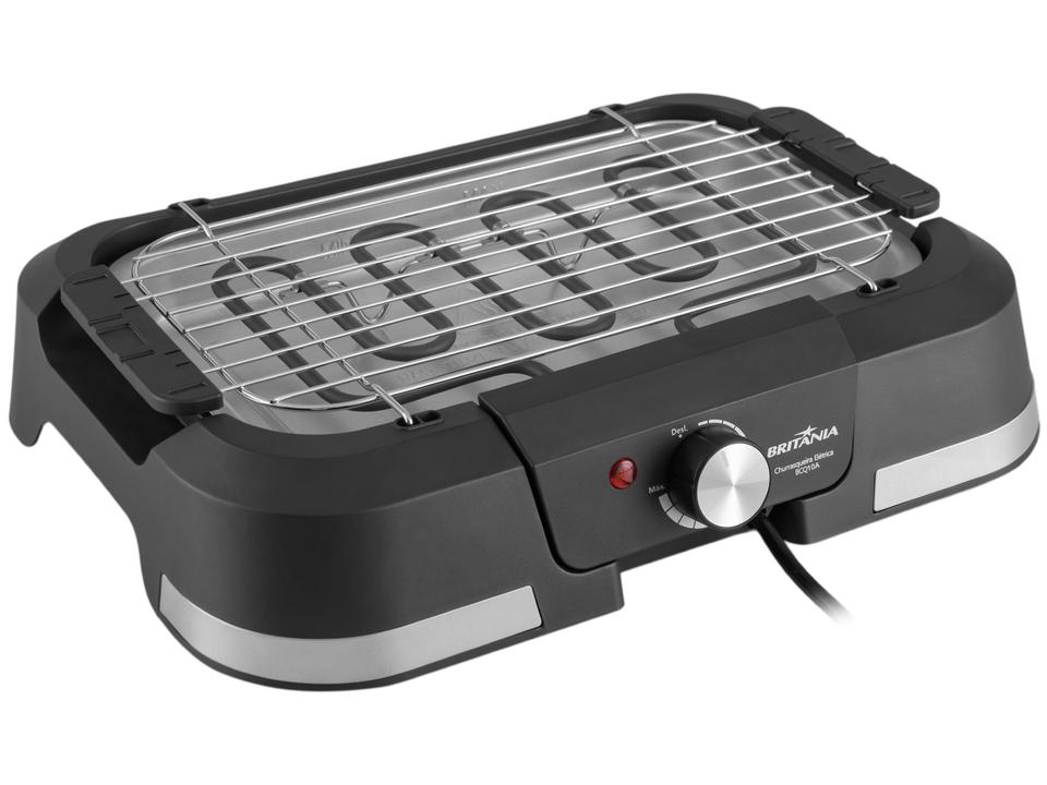 Churrasqueira Elétrica De mesa Britânia 1500W de potência BCQ10A - 2