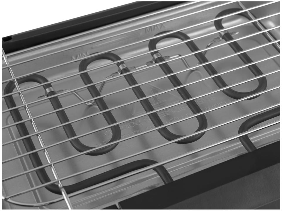 Churrasqueira Elétrica De mesa Britânia 1500W de potência BCQ10A - 6