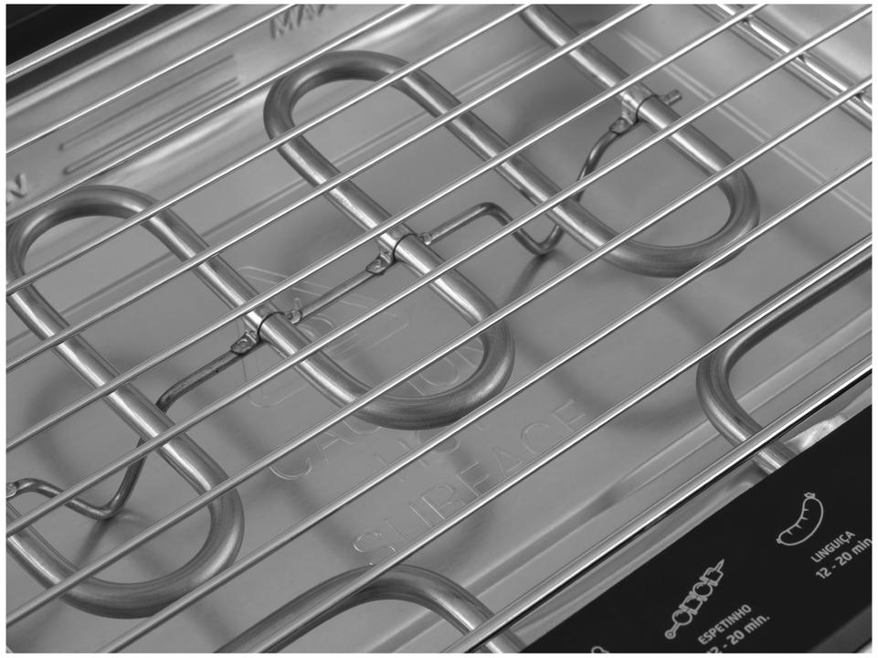 Churrasqueira Elétrica Mondial Pratic Steak & Gril - 14