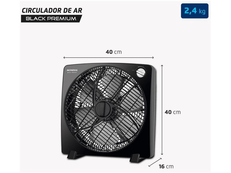 Circulador de Ar Mondial Premium CA-02 3 Velocidades - 4
