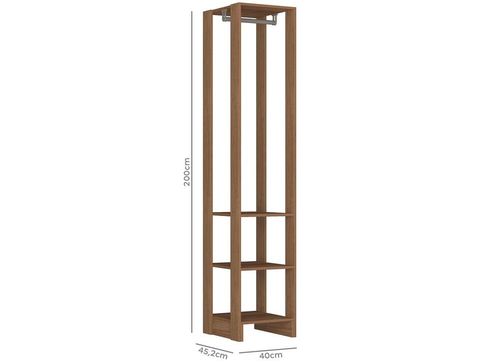 Closet Modulado 3 Prateleiras Nova Mobile Yes - 2