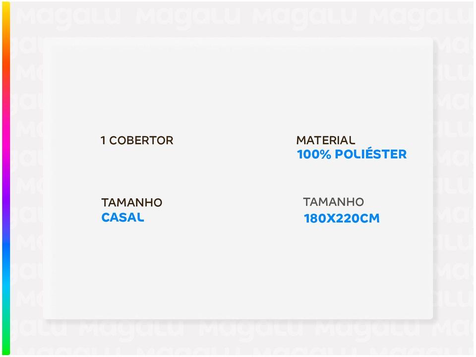 Cobertor Casal Jolitex de Microfibra Sherpa Abrantes Marrom - 1