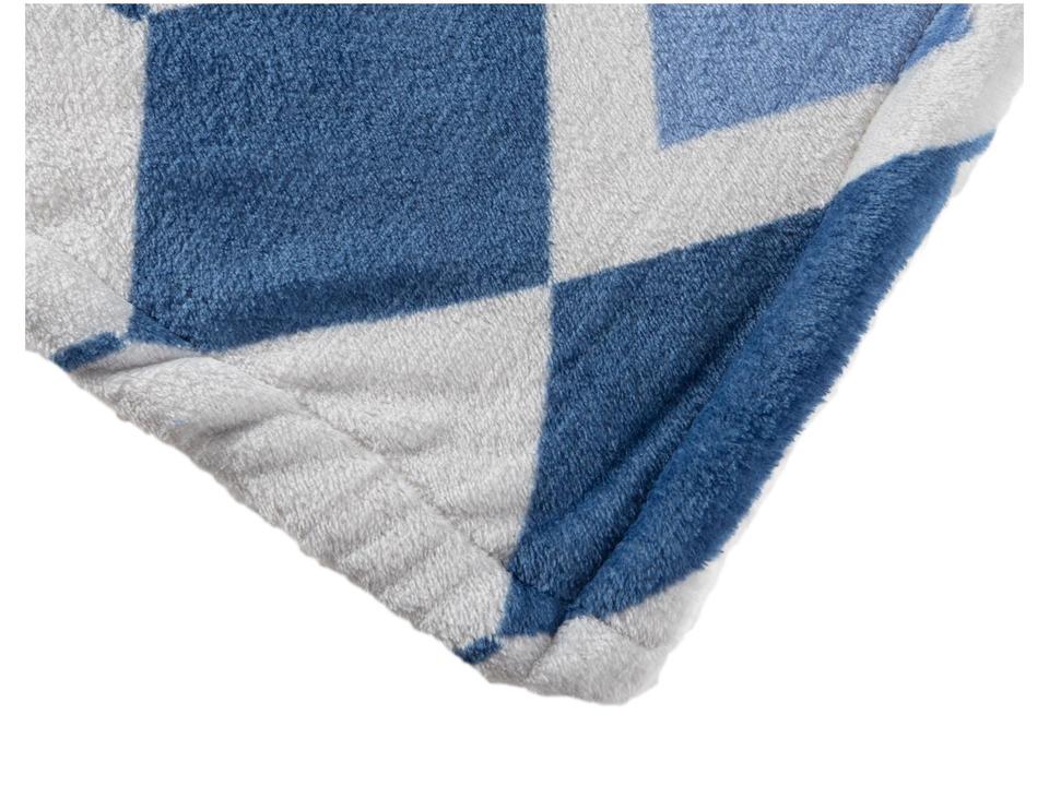 Cobertor Casal Jolitex Poliéster Azulejo - 5