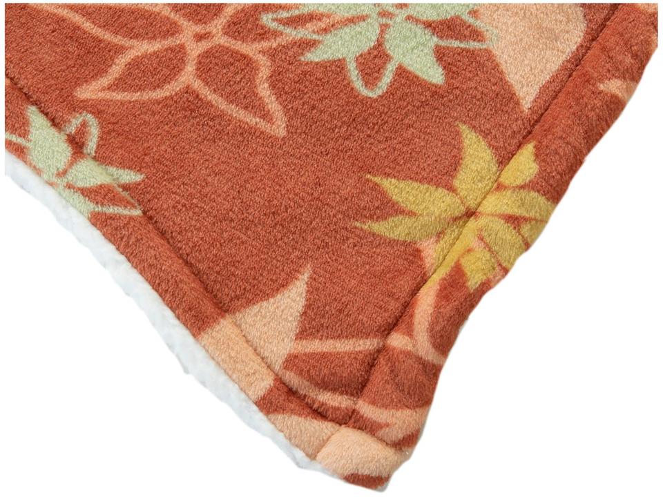 Cobertor Casal Jolitex Poliéster Sherpa Malva - 5