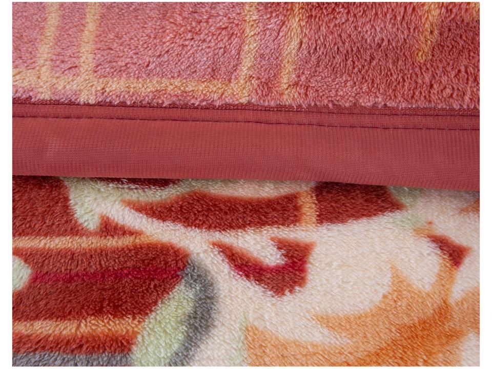 Cobertor Casal Poliéster Dyuri Plus Modalva Tijolo - 5