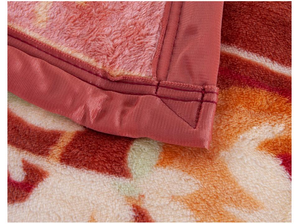 Cobertor Casal Poliéster Dyuri Plus Modalva Tijolo - 4