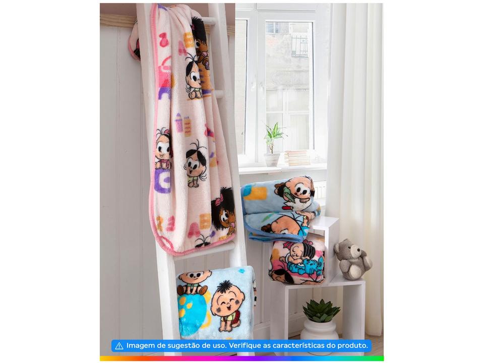 Cobertor Infantil de Berço Jolitex de Microfibra Soninho Rosa - 3