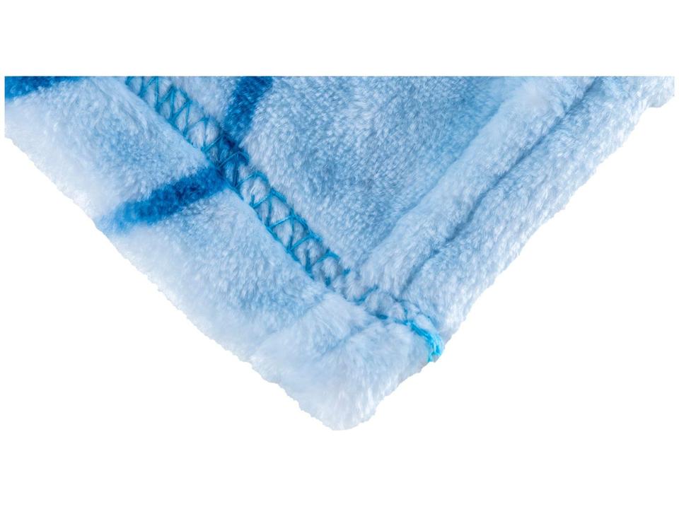 Cobertor Infantil para Berço Jolitex de Microfibra Flannel Kyor Marinheiro Azul - 5