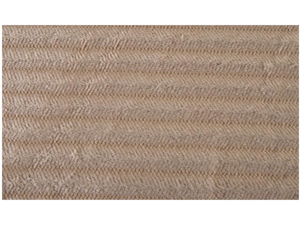 Cobertor Queen Jolitex Poliéster Dyuri Bege - 4