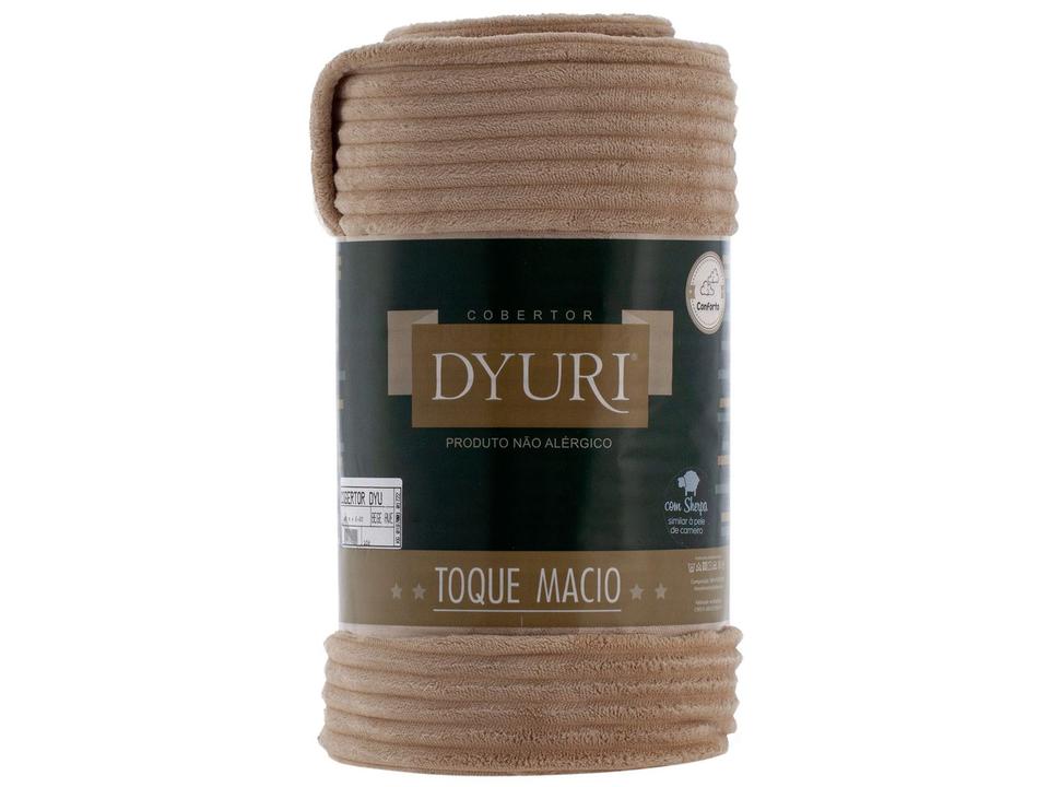 Cobertor Queen Jolitex Poliéster Dyuri Bege - 3