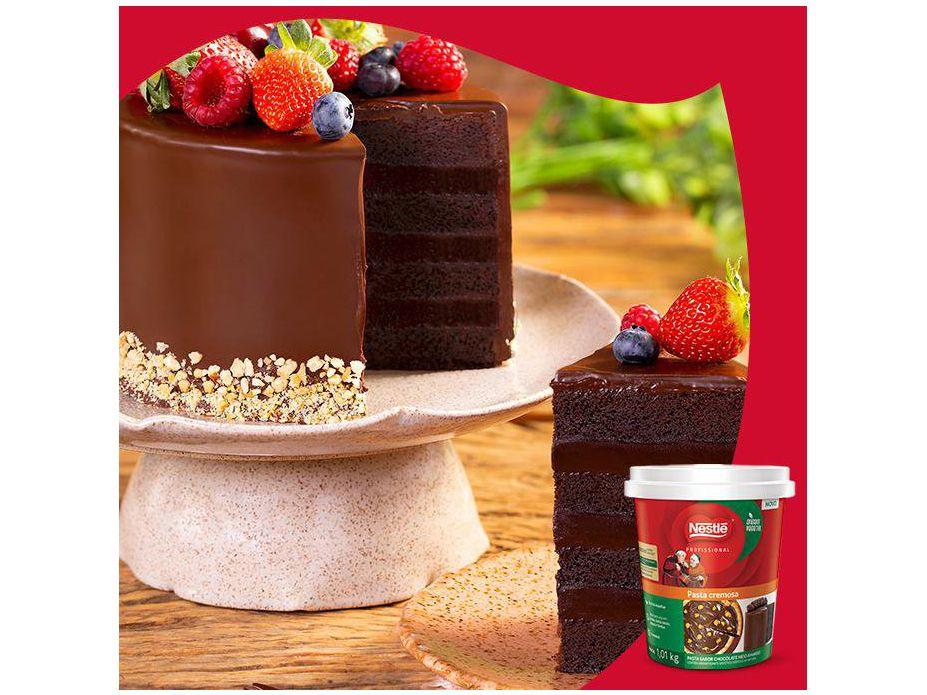 Cobertura Chocolate Meio Amargo Nestlé Profissional Dois Frades 1,01kg - 4