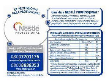 Cobertura e Recheio Brigadeiro Nestlé Moça Profissional Docinhos 2,57kg - 2