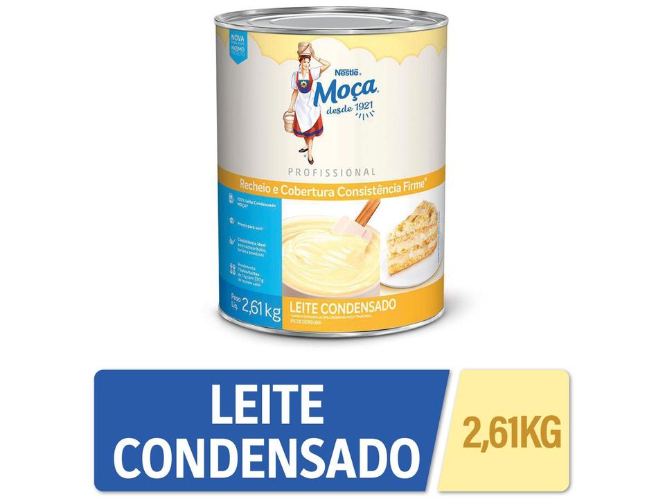 Cobertura e Recheio Leite Condensado Nestlé Moça Profissional 2,61kg - 1