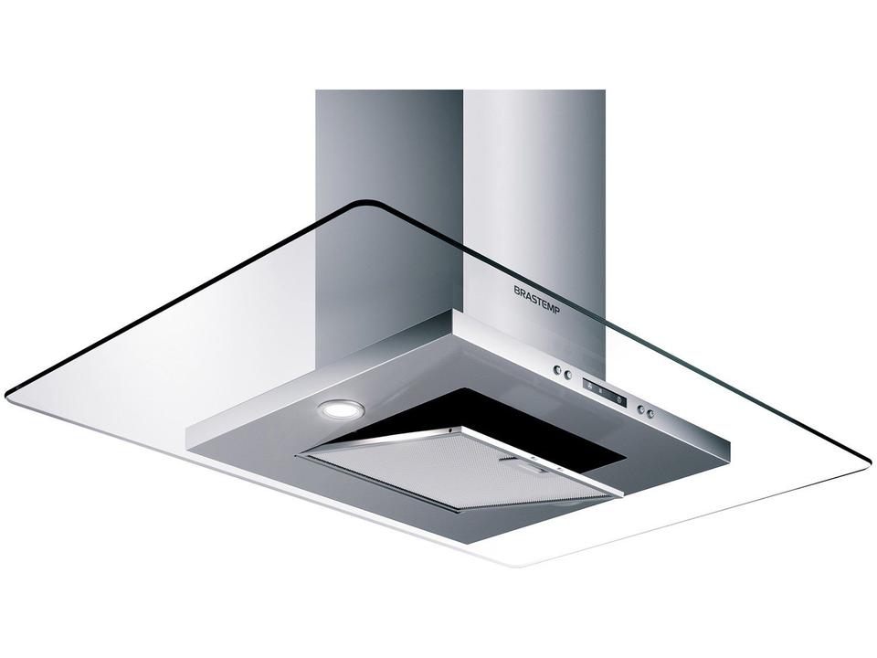 Coifa de Ilha Brastemp 100cm 5 e 6 Bocas Vidro Plano BAV10AR - 2