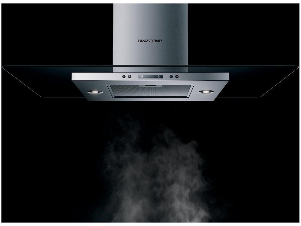 Coifa de Ilha Brastemp 100cm 5 e 6 Bocas Vidro Plano BAV10AR - 5