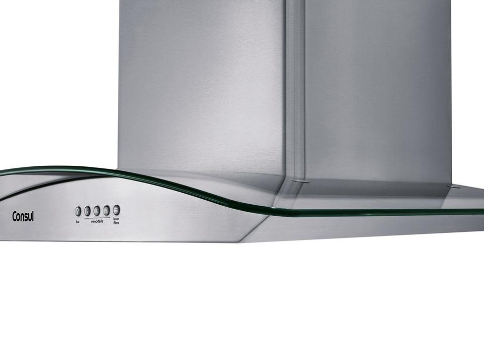 Coifa de Parede Consul 60cm Inox 4 Bocas - 1