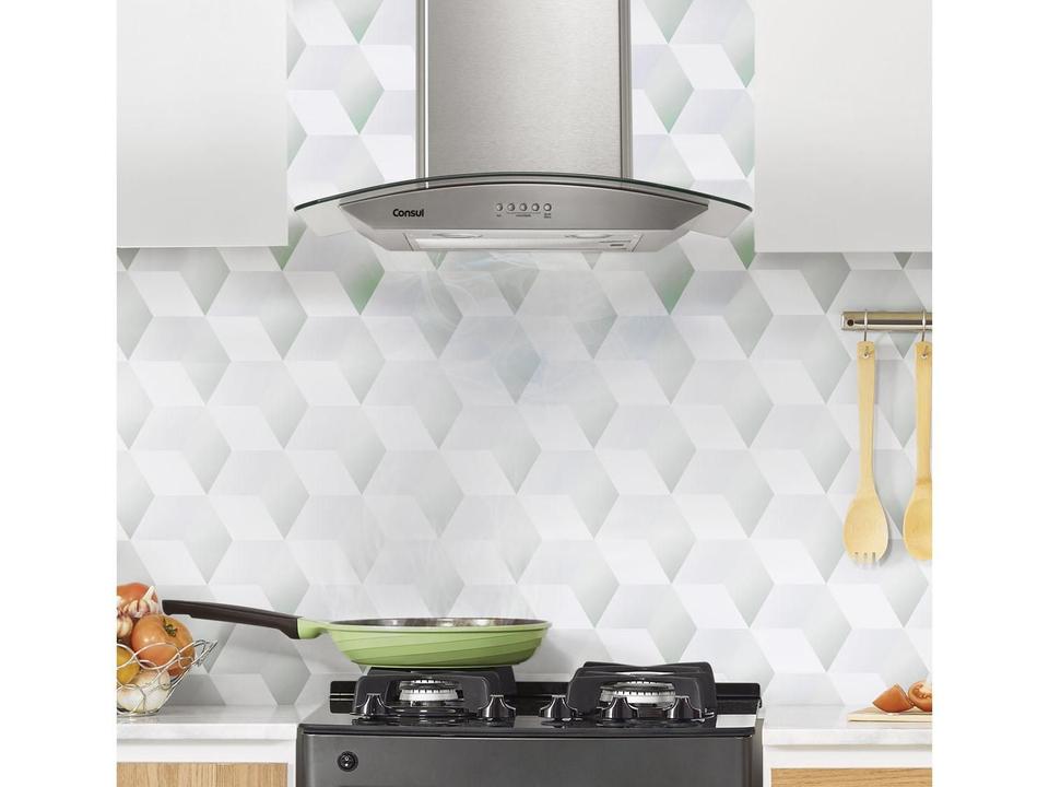 Coifa de Parede Consul 60cm Inox 4 Bocas - 4
