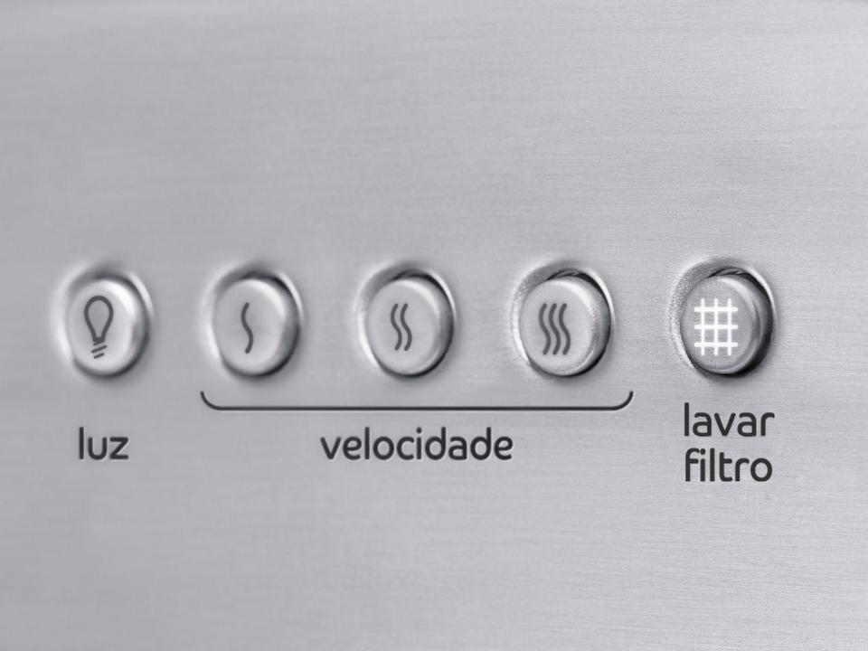 Coifa de Parede Consul 60cm Inox 4 Bocas - 3