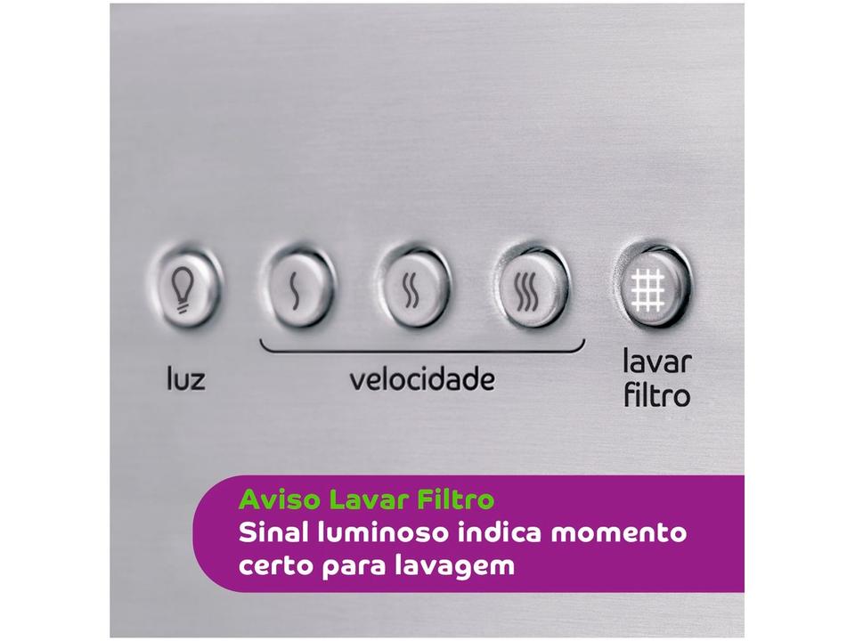 Coifa de Parede Consul 90cm Inox 5 e 6 Bocas - 8