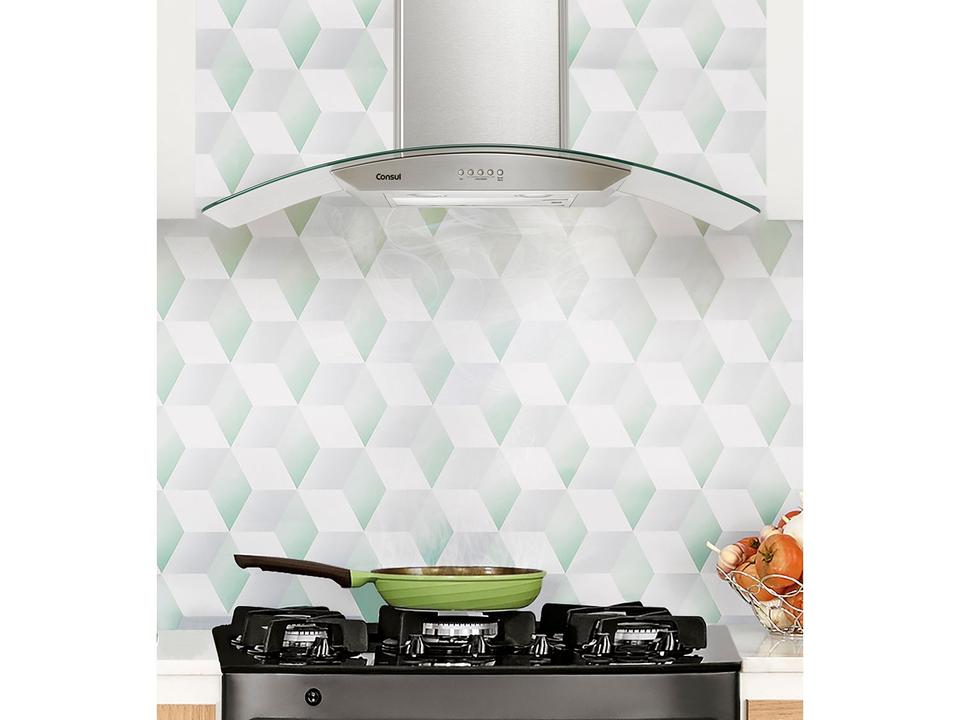 Coifa de Parede Consul 90cm Inox 5 e 6 Bocas - 4