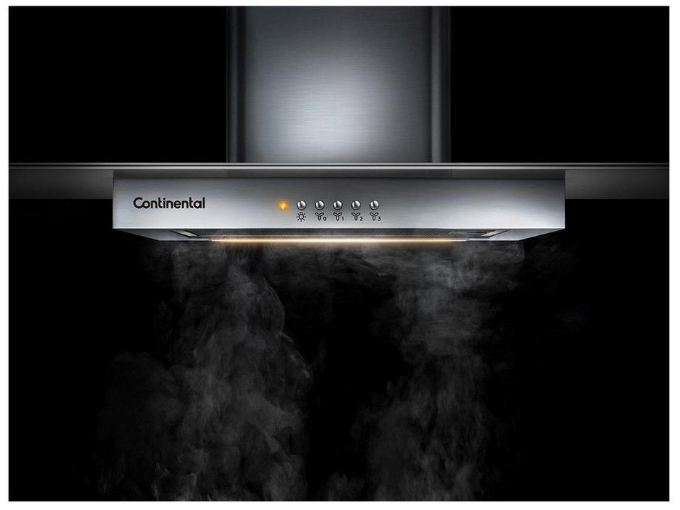 Coifa de Parede Continental 90cm 5 e 6 Bocas Inox - 2