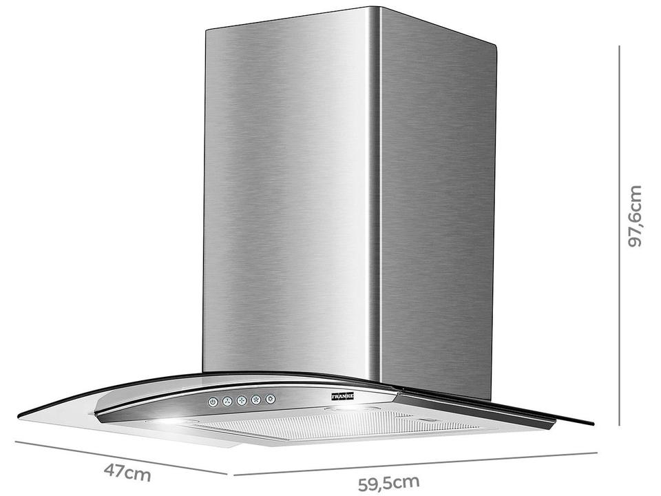 Coifa de Parede Franke 60cm 4 Bocas - 3