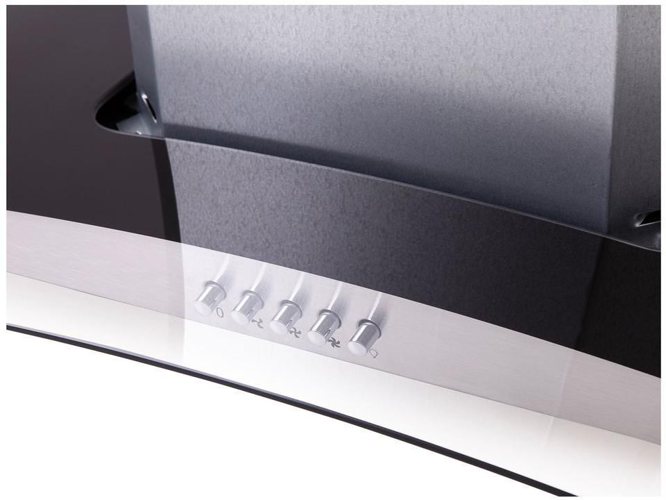 Coifa de Parede Mondial 90cm até 6 Bocas Vidro Curvo CF90-01 - 14