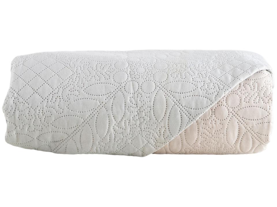 Colcha Casal Jolitex Ultrasonic Dyuri Cinza Prata 3 Peças - 4