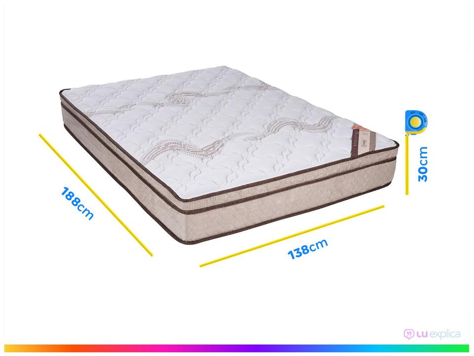 Colchão Casal Castor de Mola 30x138x188cm Revolution Tecnopedic One Face - 4