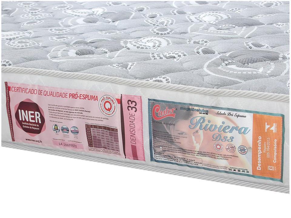 Colchão Casal Castor Espuma D-33 18cm de Altura Aveiro - 8