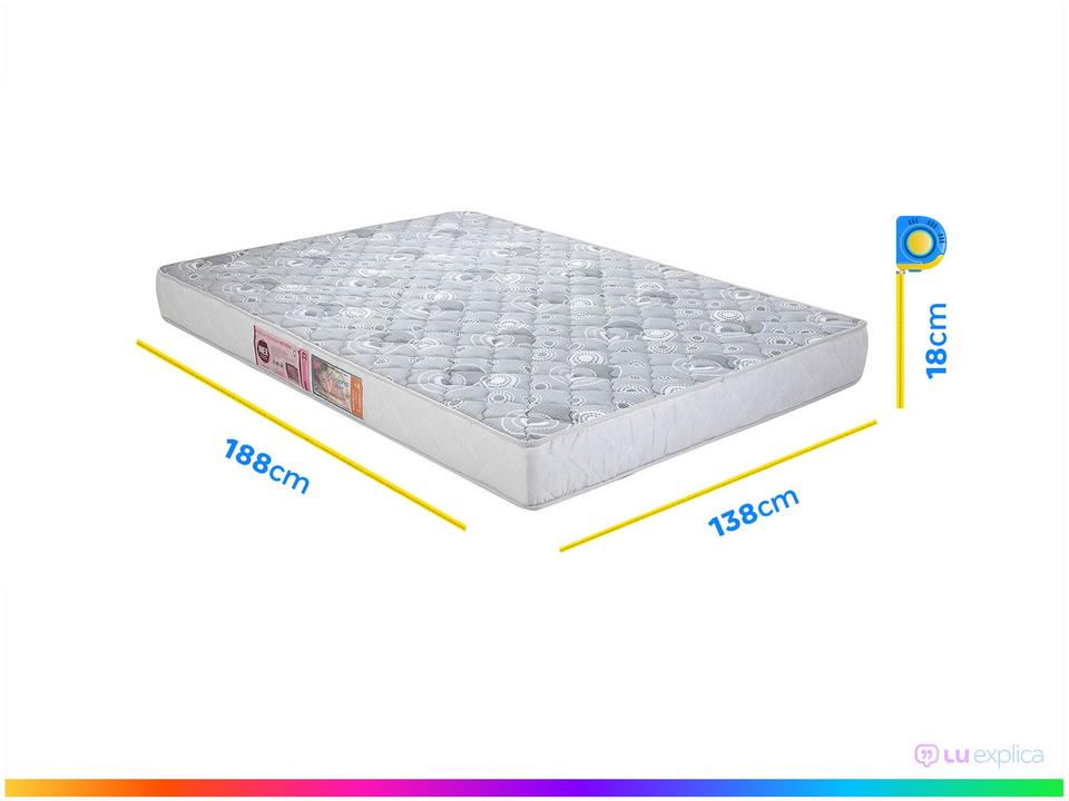Colchão Casal Castor Espuma D-33 18cm de Altura Aveiro - 3