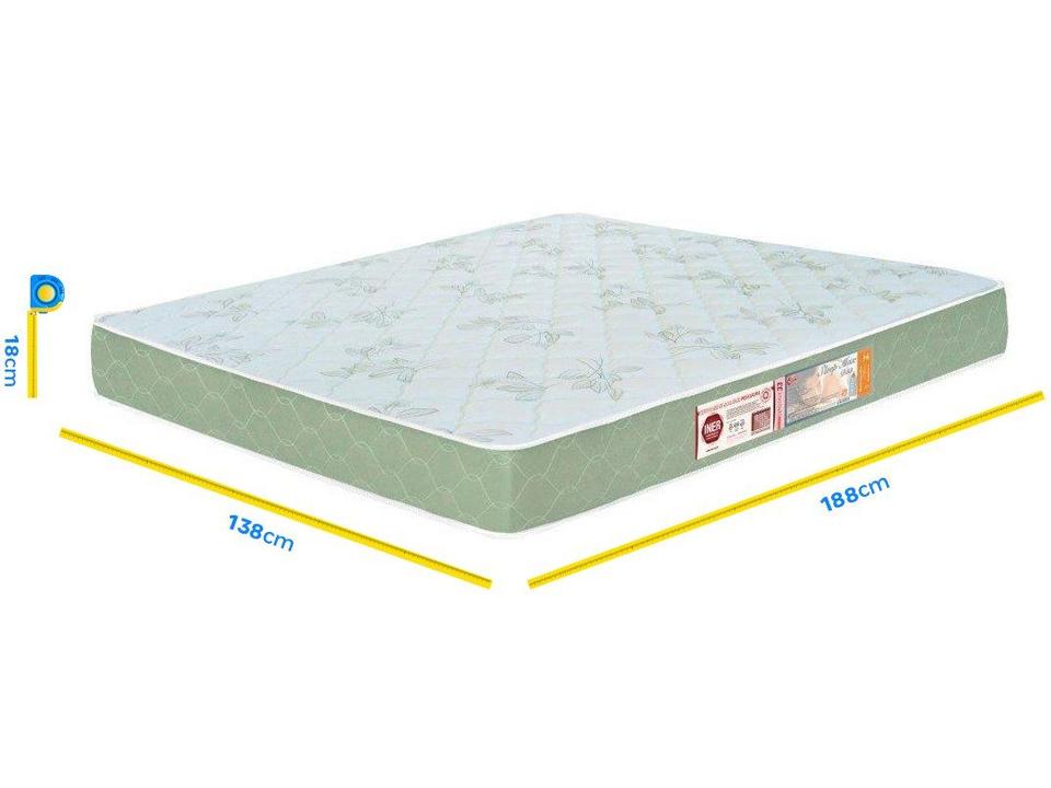 Colchão Casal Castor Espuma D-33 18cm de Altura - 3