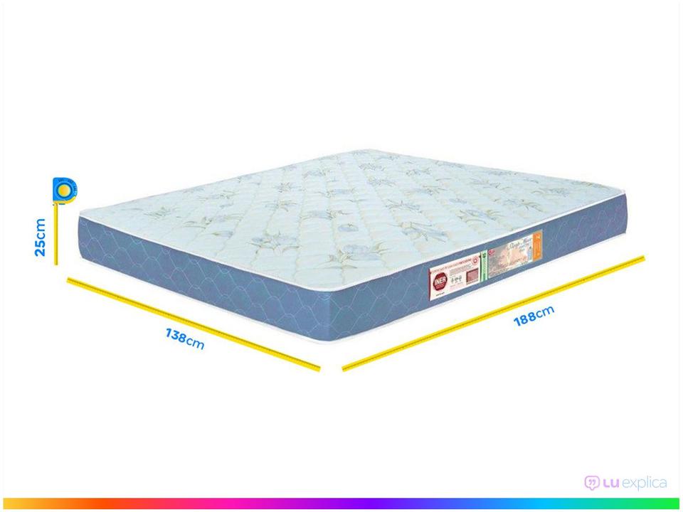 Colchão Casal Castor Espuma D-45 25cm de Altura - 3