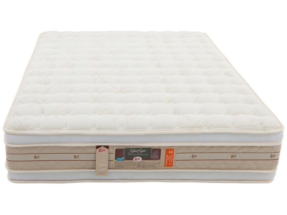 Colchão Casal Castor Mola Ensacadas/Pocket 34cm de Altura Silver Star - 7