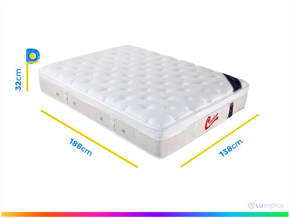 Colchão Casal Castor Mola Pocket - 3
