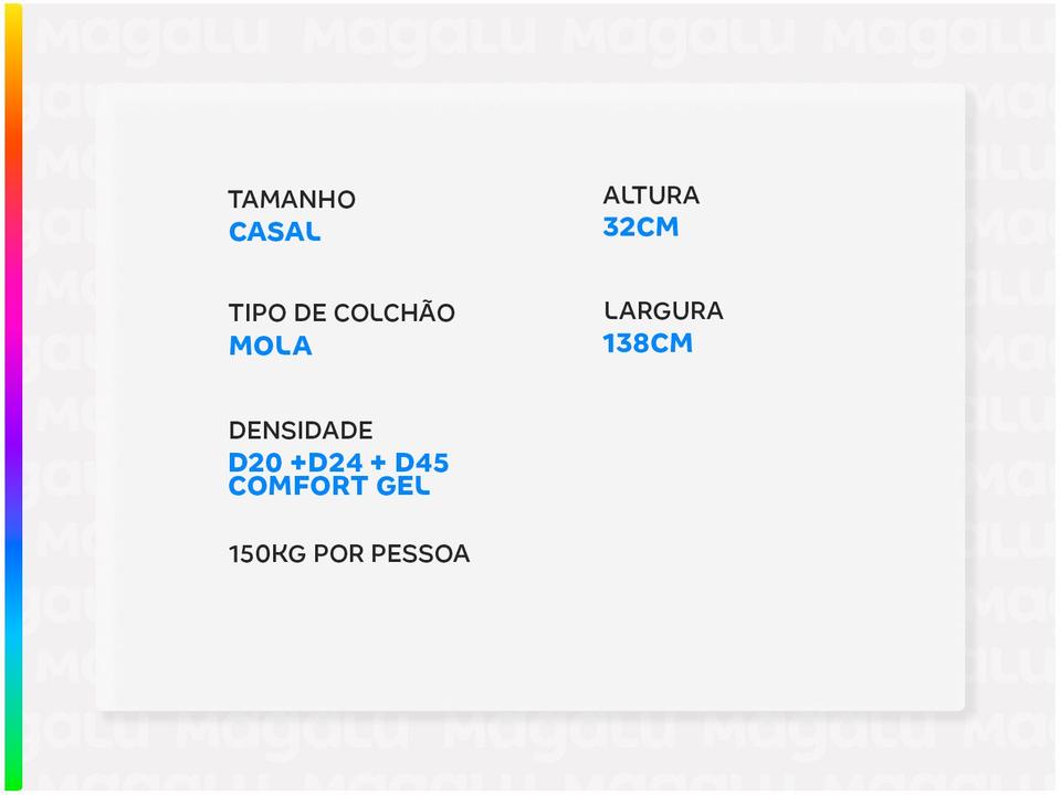 Colchão Casal Castor Mola Pocket - 2