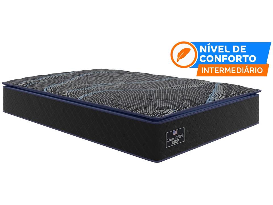 Colchão Casal Gazin de Molas Ensacadas 32x138x188cm Diamond Black - 1