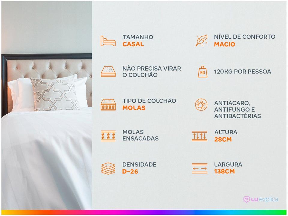 Colchão Casal Plumatex de Mola Ensacada - 2