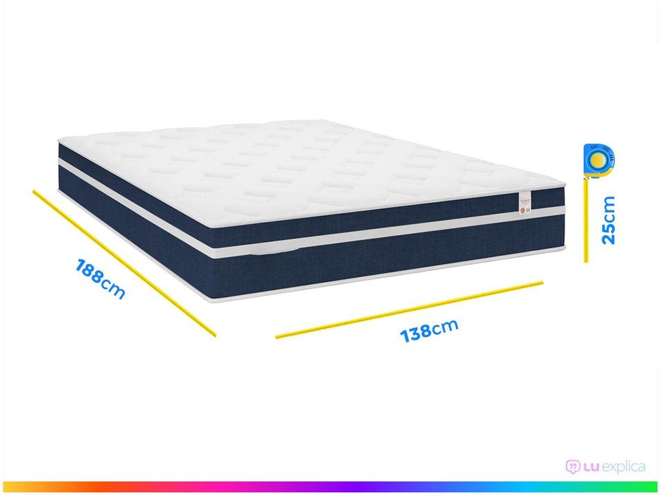 Colchão Casal Plumatex de Molas Ensacadas 25x138x188cm Prime Maxx - 3