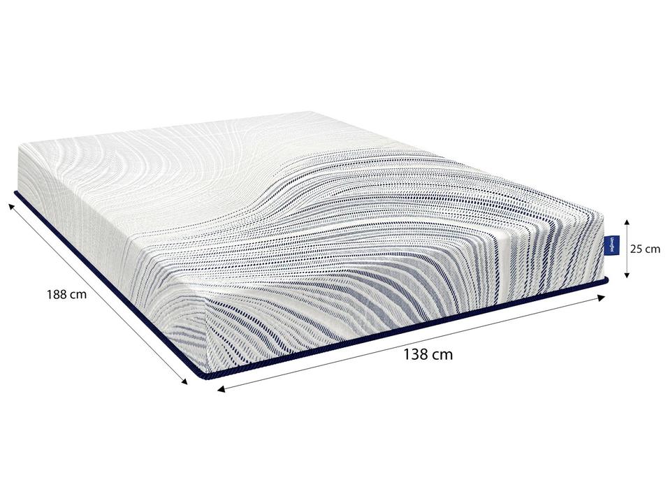 Colchão Casal Umaflex de Espuma 25x138x188cm Siena Visco - 5