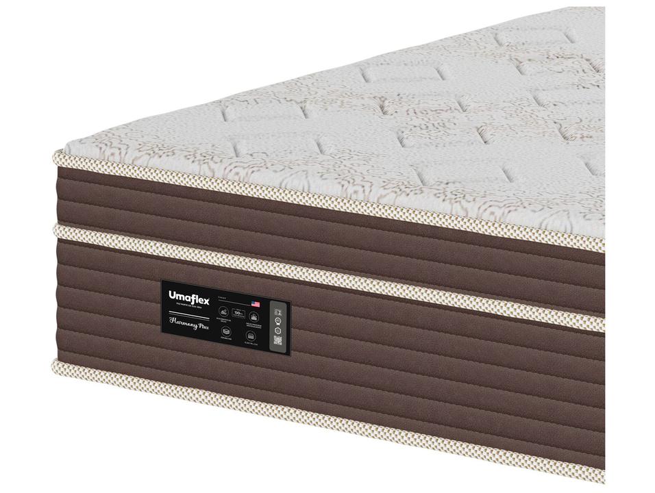 Colchão Casal Umaflex de Molas Ensacadas 32x138x188cm Harmony Plus - 3