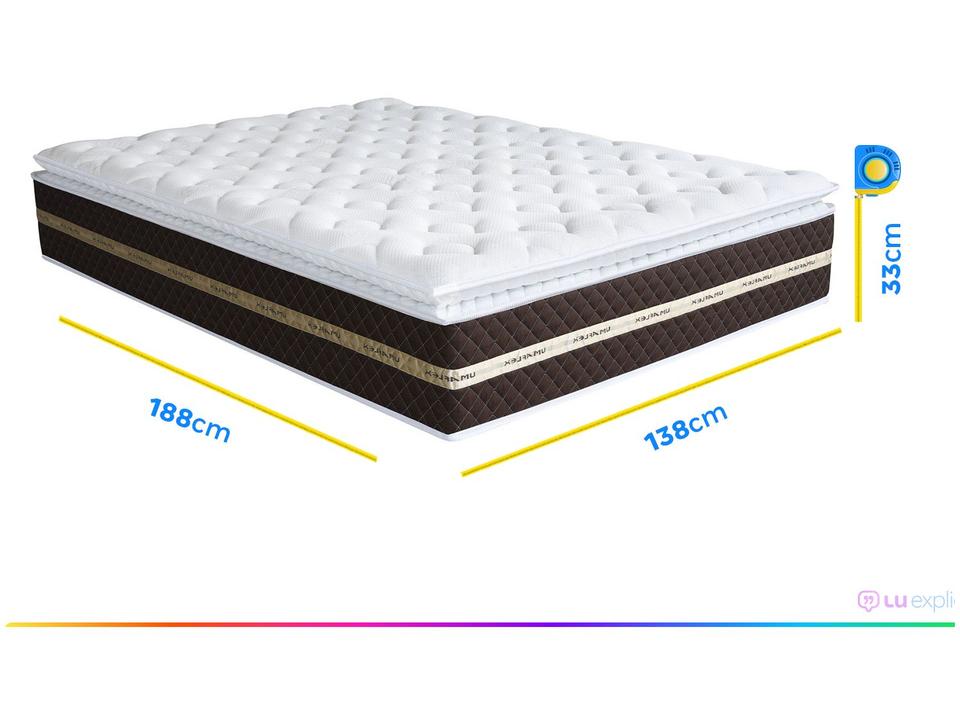 Colchão Casal Umaflex de Molas Ensacadas 33x138x188cm Prada - 5