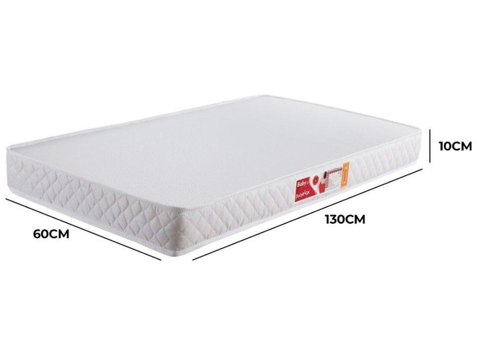 Colchão Infantil Prorelax de Espuma D18 10x60x130cm Baby - 3