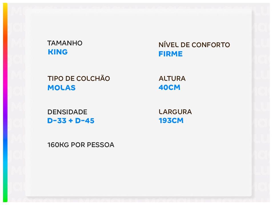 Colchão King Americanflex de Molas Ensacadas 40x193x203cm Diamante - 2