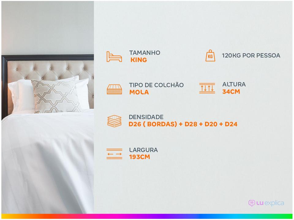 Colchão King Size Castor Mola - 2