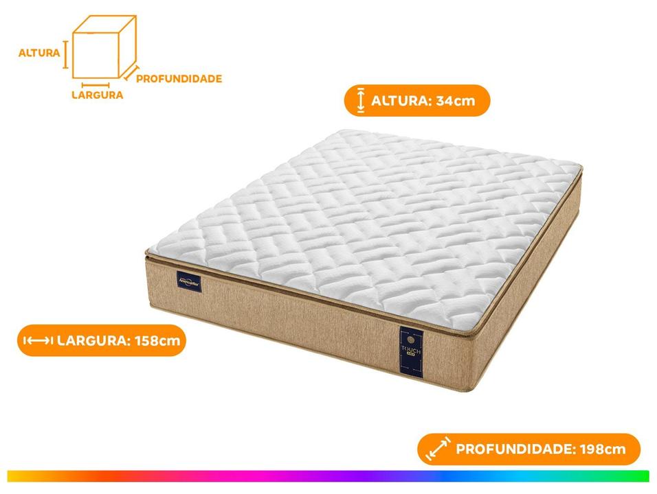 Colchão Queen Americanflex de Molas Ensacadas 34x158x198cm Touch Amx - 3