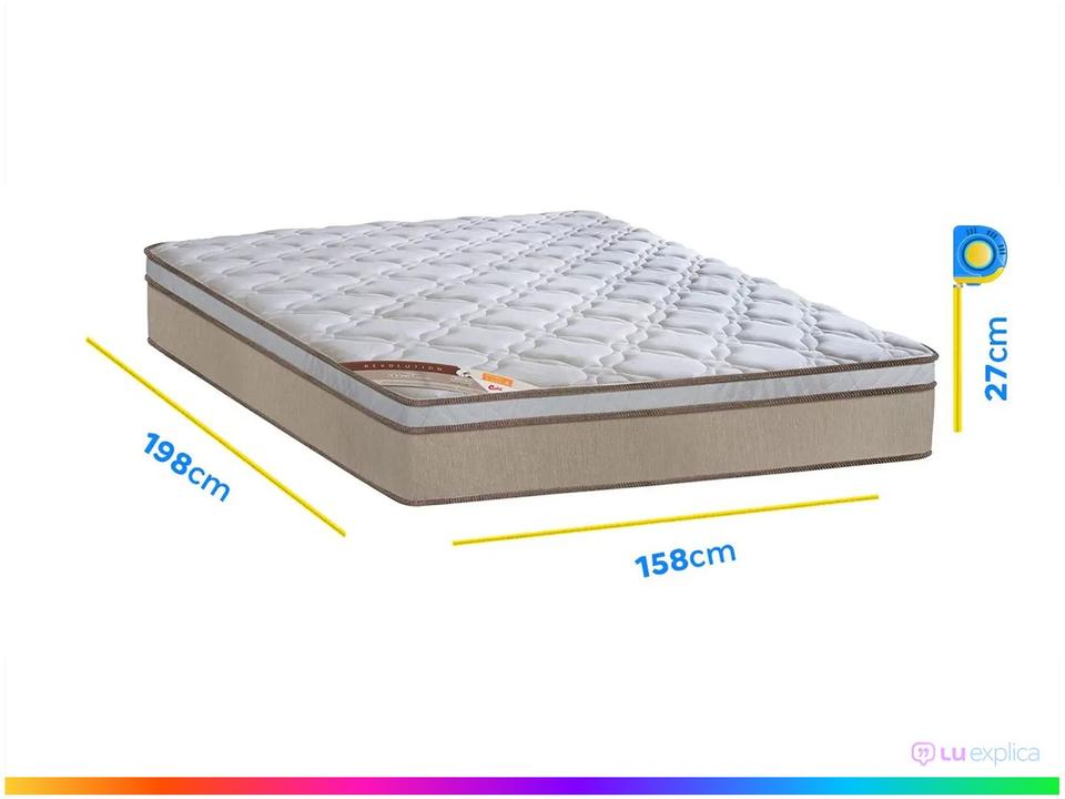 Colchão Queen Castor Mola Pocket 27cm de Altura Revolution - 3
