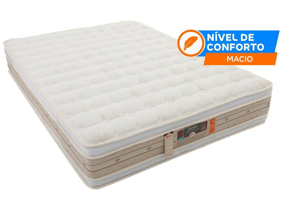 Colchão Queen Castor Mola Pocket 34cm de Alt. Silver Star - 1